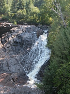 Eagle River Falls in the Keewenaw Peninsula