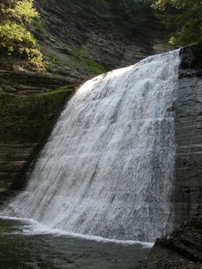 The Lower Falls of New York's Stony Brook State Park