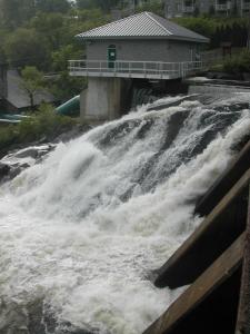 Bracebridge Falls in Ontario's Muskoka District