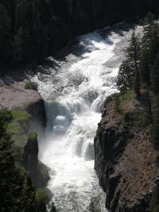 Lower Mesa Falls in Idaho