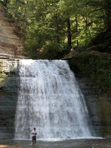 The Lower Falls in Stony Brook State Park